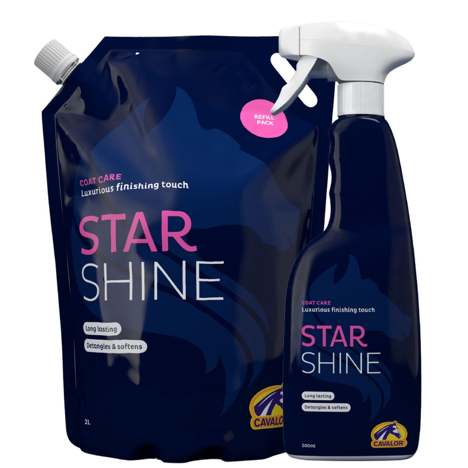 Cavalor Star Shine Conditioning Spray für Fell Mähne und Schweif