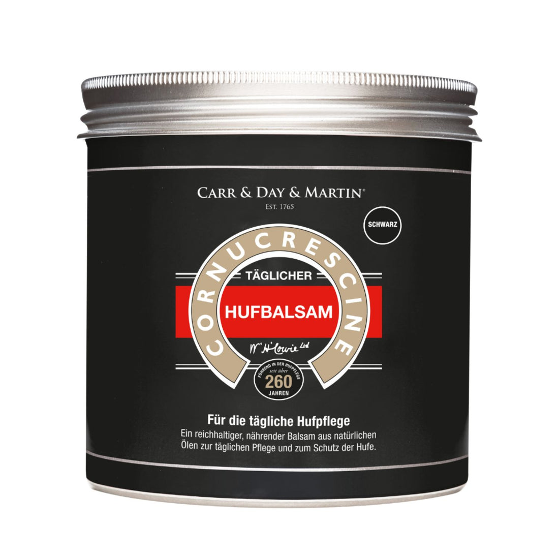 Carr &amp; Day &amp; Martin Cornucrescine Daily Hoof Balm täglicher Hufbalsam Black