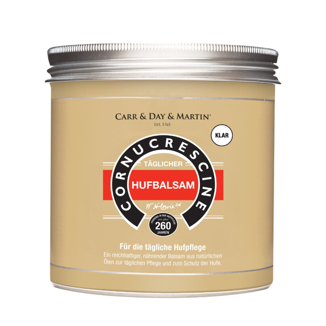 Carr &amp; Day &amp; Martin Cornucrescine Daily Hoof Balm täglicher Hufbalsam Klar