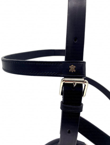 Döbert Classic Longierzaum Kappzaum ohne Naseneisen mit drei D-Ringen