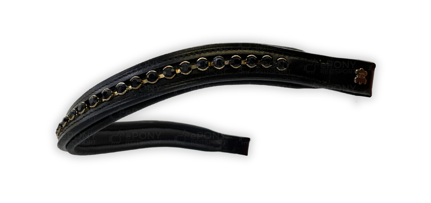 Döbert headband Stallmeister black KMP Dia 73 jet warmblood