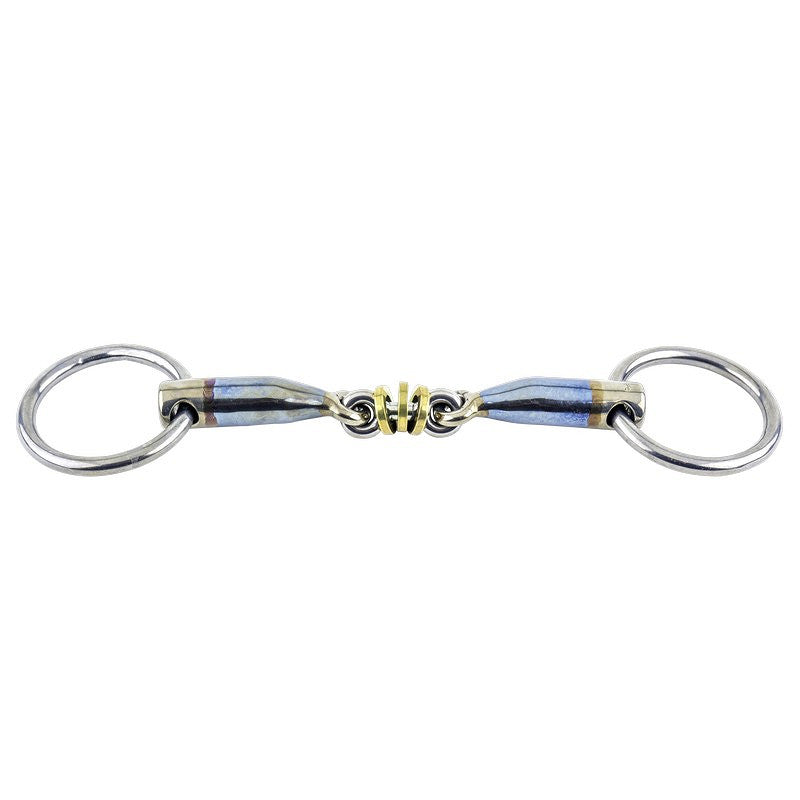 E25652L050115 Trust Equestrian Sweet Iron loose ring bradoon-brass ring-16