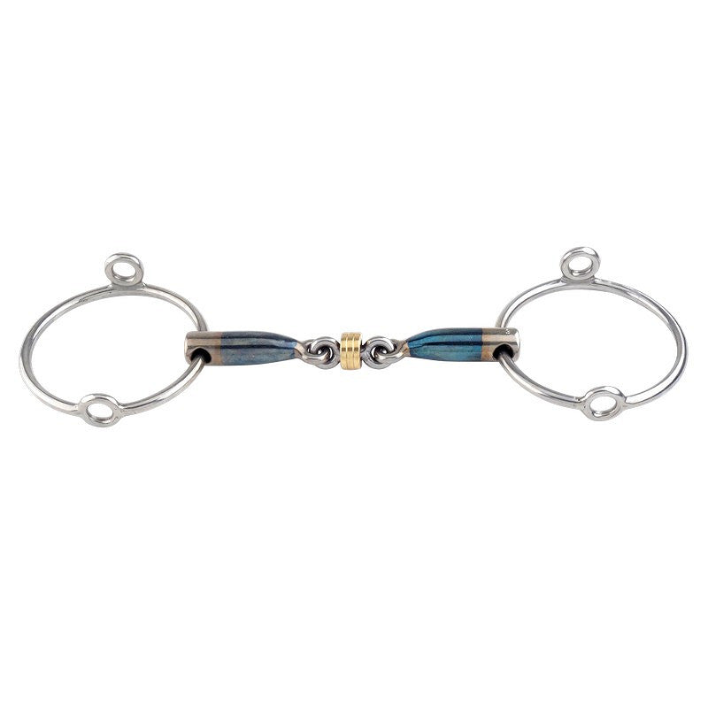 E27142L050115 Trust Equestrian Sweet Iron loose ring gag brass ring-16