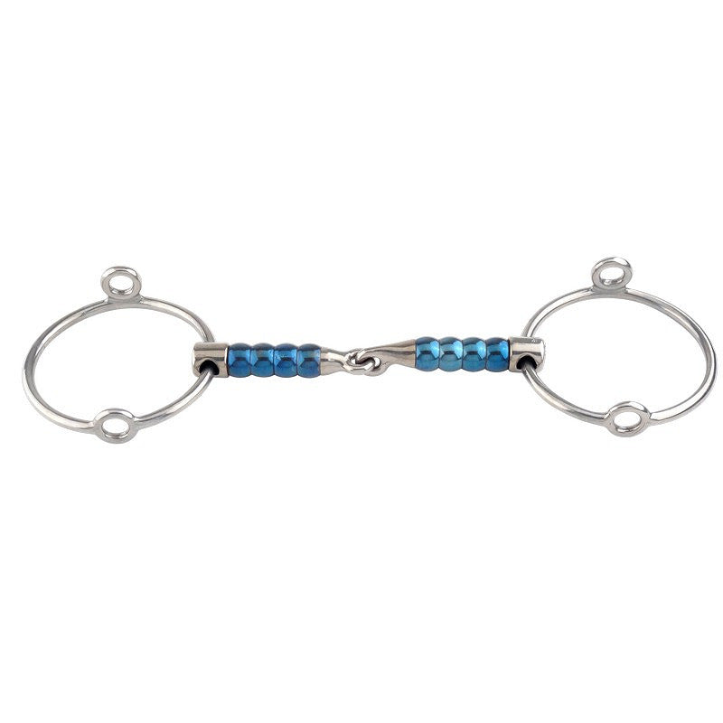 E27143L050115 Trust Equestrian Sweet Iron loose ring gag cherry roller-16