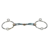 E27153L050115 Trust Equestrian Sweet Iron loose ring gag slow twist locked-16