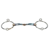 E27153L050115 Trust Equestrian Sweet Iron loose ring gag slow twist locked-16