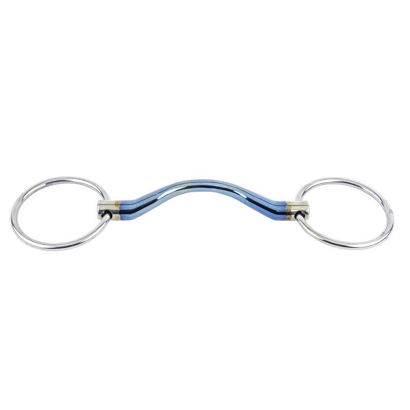 E28094L050115 Trust Equestrian Sweet Iron loose ring medium port-16