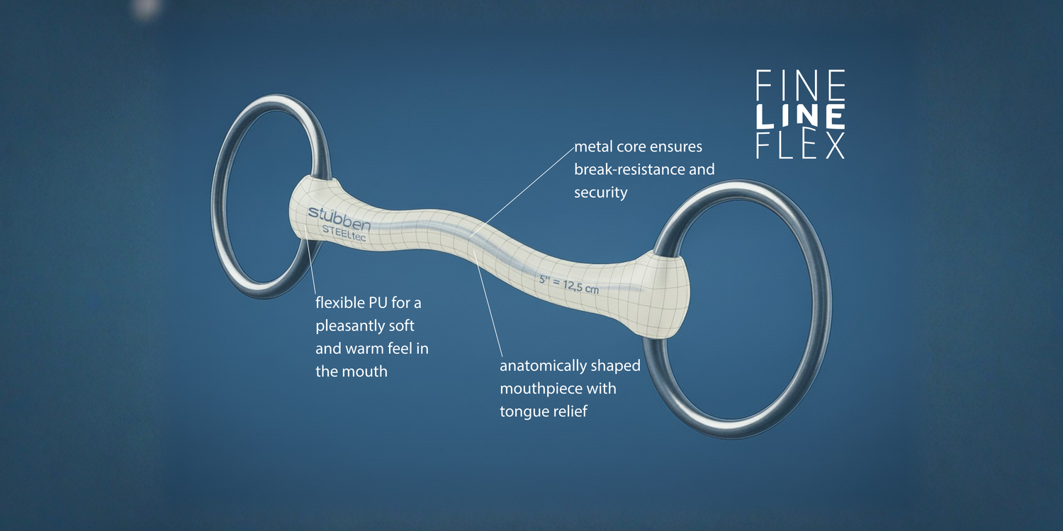 Stübben 1312 Fine Line Flex 3-Ring Trense