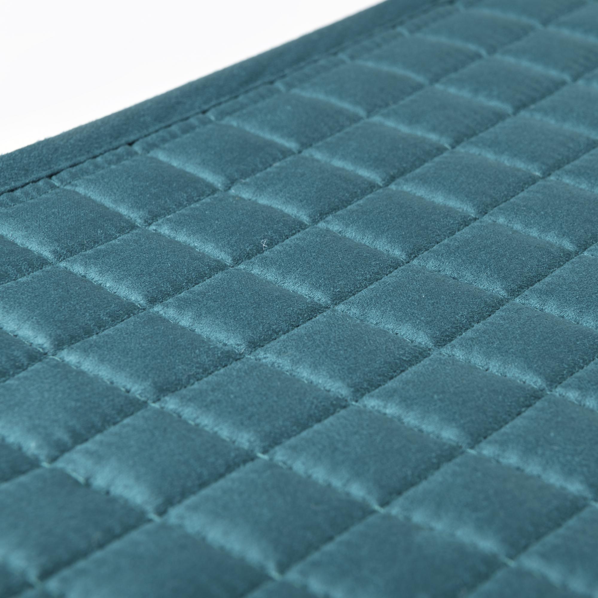 LeMieux Schabracke Luxury Suede Dressage Square peacock