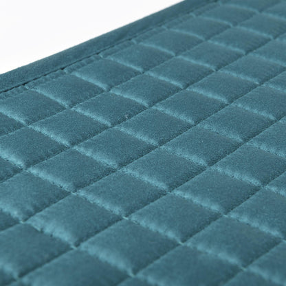 LeMieux Schabracke Luxury Suede Dressage Square peacock