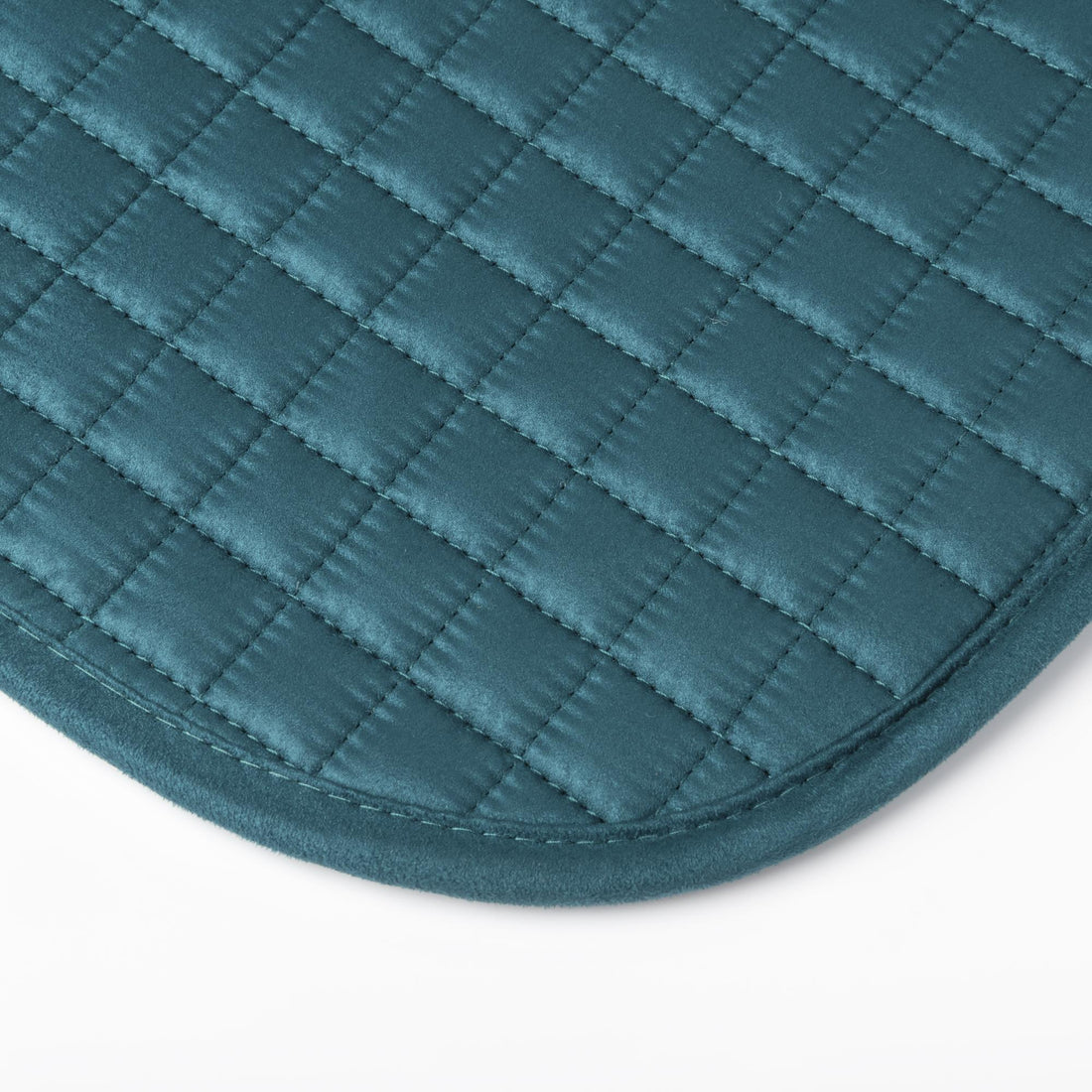 LeMieux saddle pad Luxury Suede Dressage Square peacock