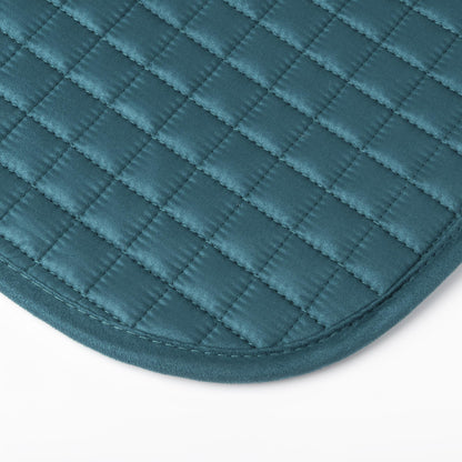 LeMieux Schabracke Luxury Suede Dressage Square peacock