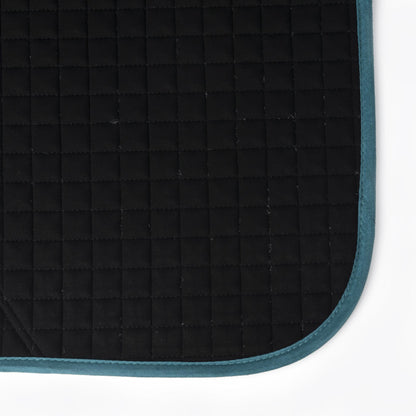 LeMieux Schabracke Luxury Suede Dressage Square peacock