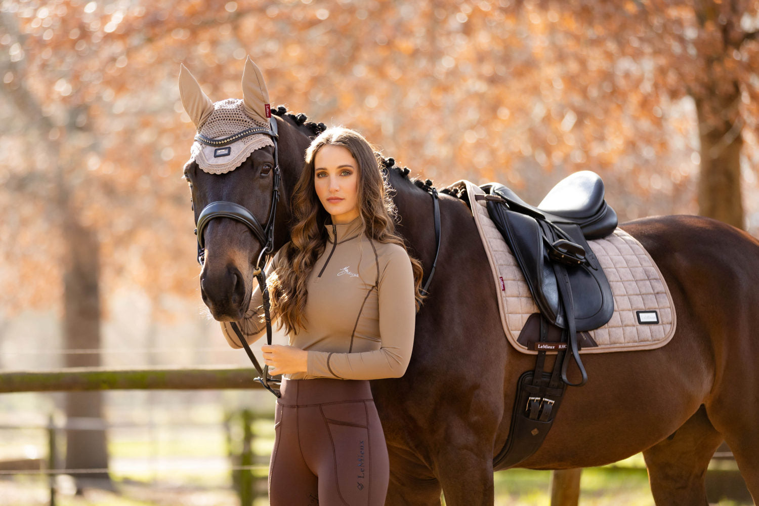 LeMieux Schabracke Rhone Dressage Square prosecco