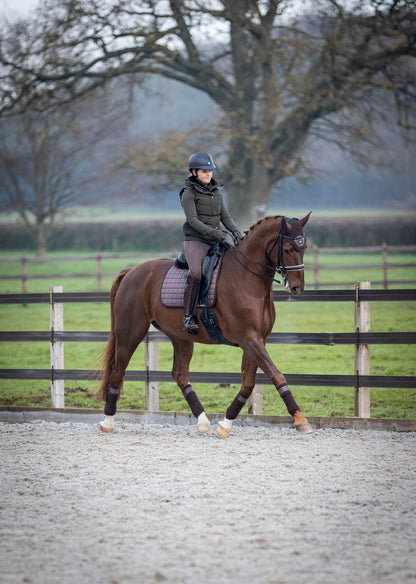 LeMieux Schabracke Rhone Dressage Square espresso
