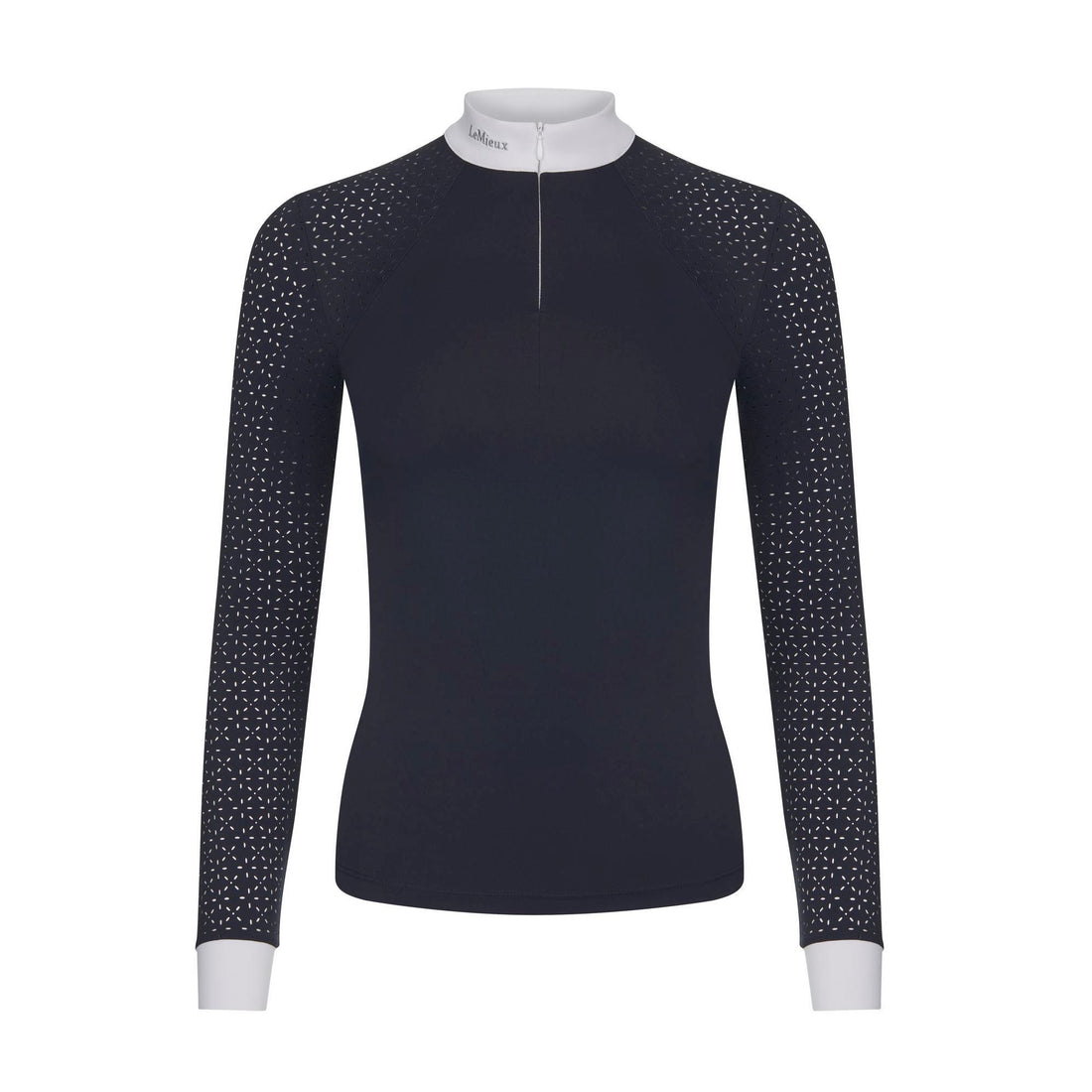 LeMieux Langarm Turniershirt Olivia Show Shirt Long Sleeve navy