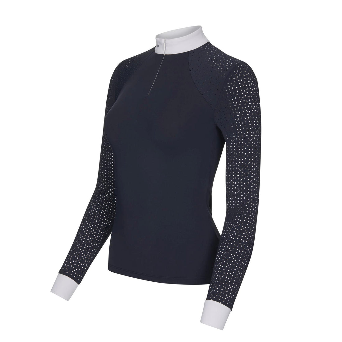 LeMieux Langarm Turniershirt Olivia Show Shirt Long Sleeve navy