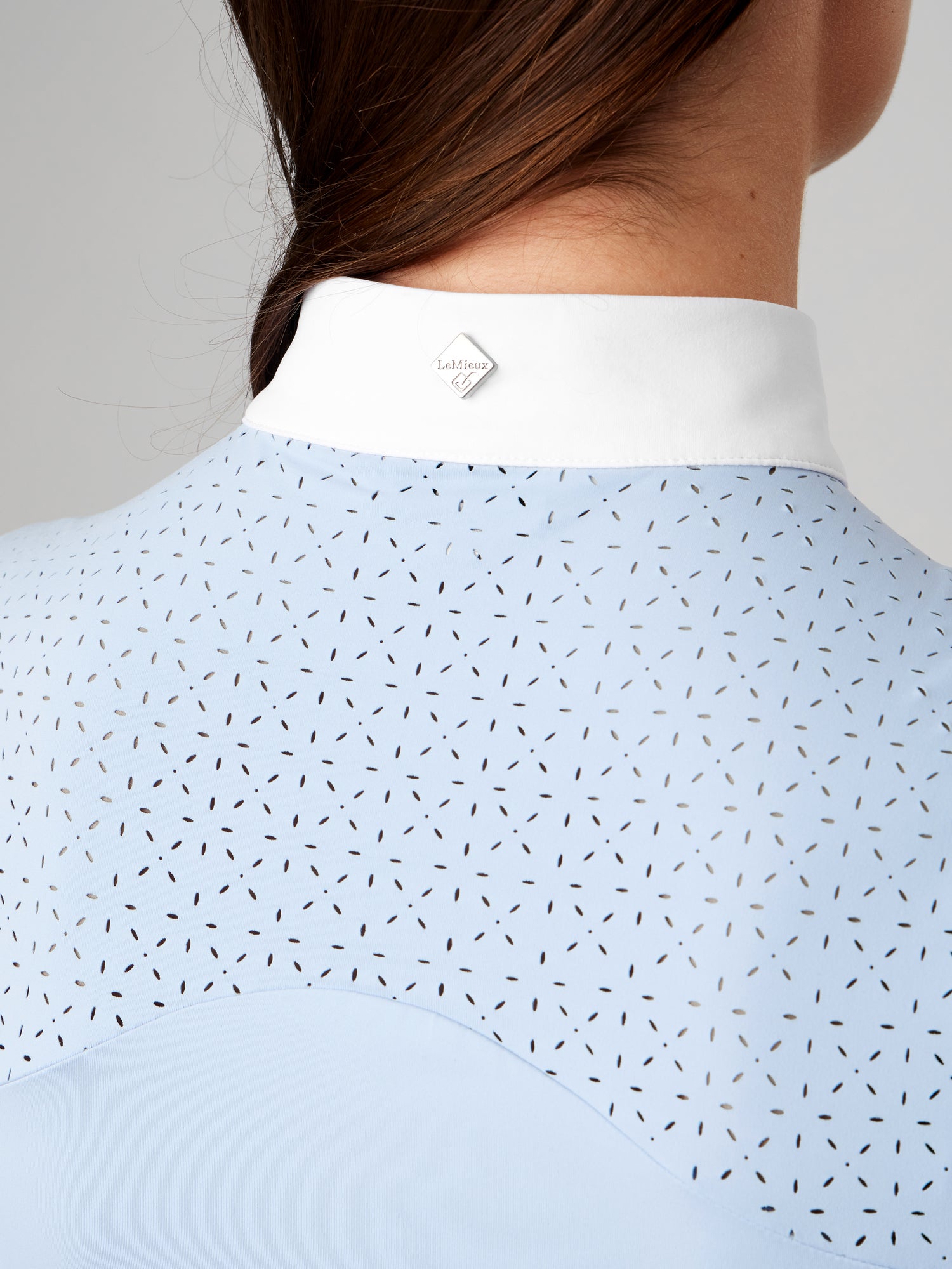 LeMieux Kurzarm Turniershirt Olivia Show Shirt Short Sleeve mist