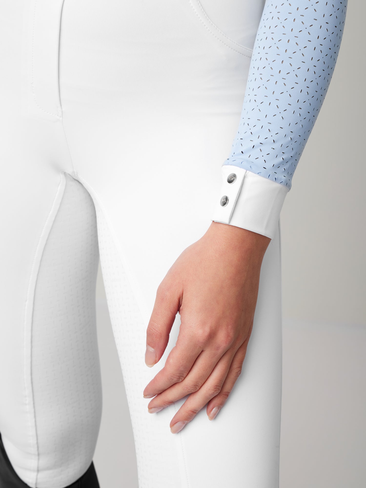 LeMieux Langarm Turniershirt Olivia Show Shirt Long Sleeve mist