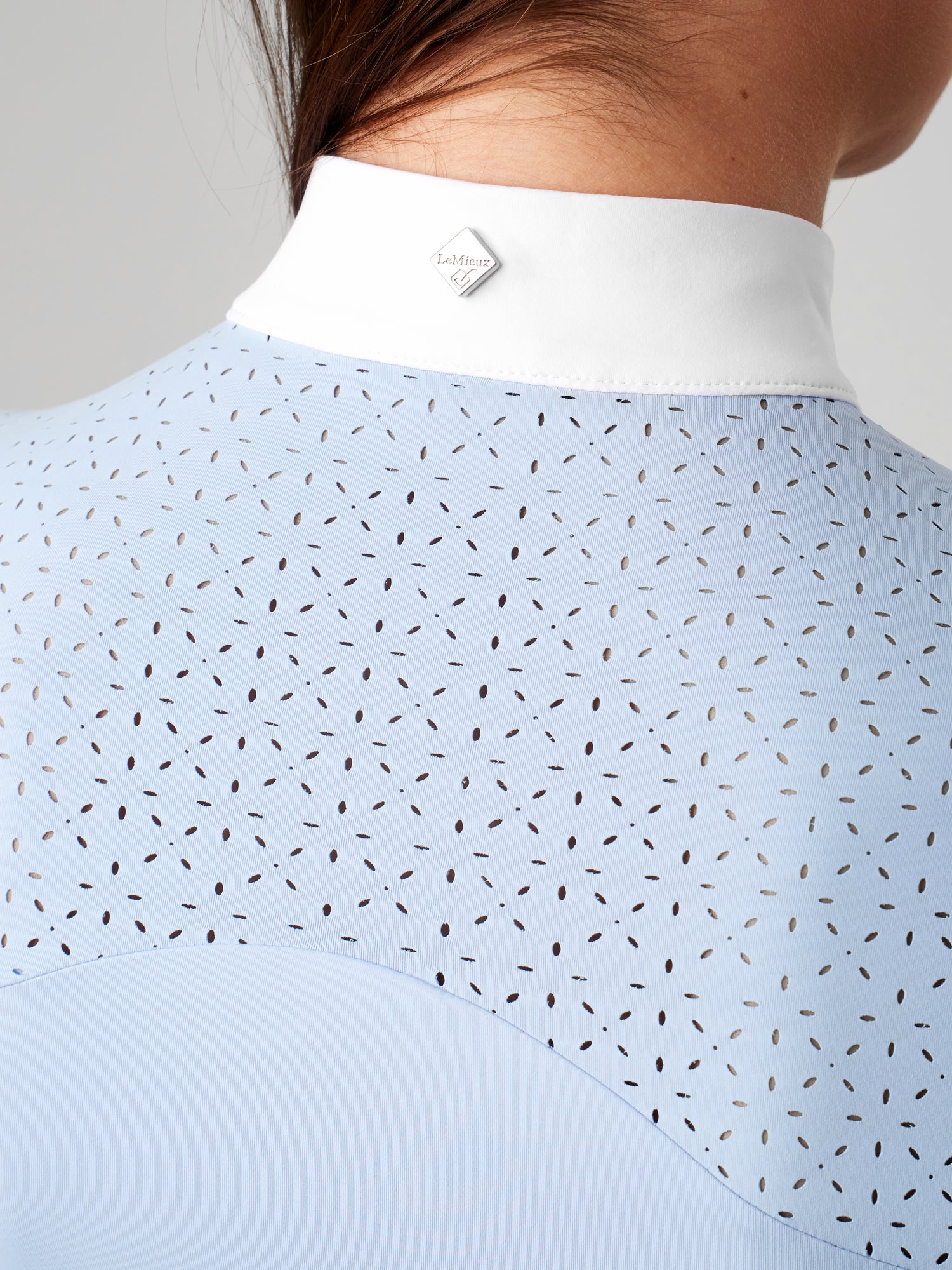 LeMieux Langarm Turniershirt Olivia Show Shirt Long Sleeve mist