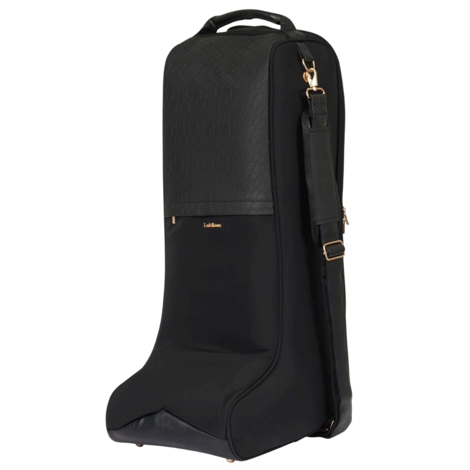 LeMieux Luxe Stiefeltasche – elegante Reitstiefel Tasche mit Schultergurt und goldenen Details für Turnier &amp; Transport.