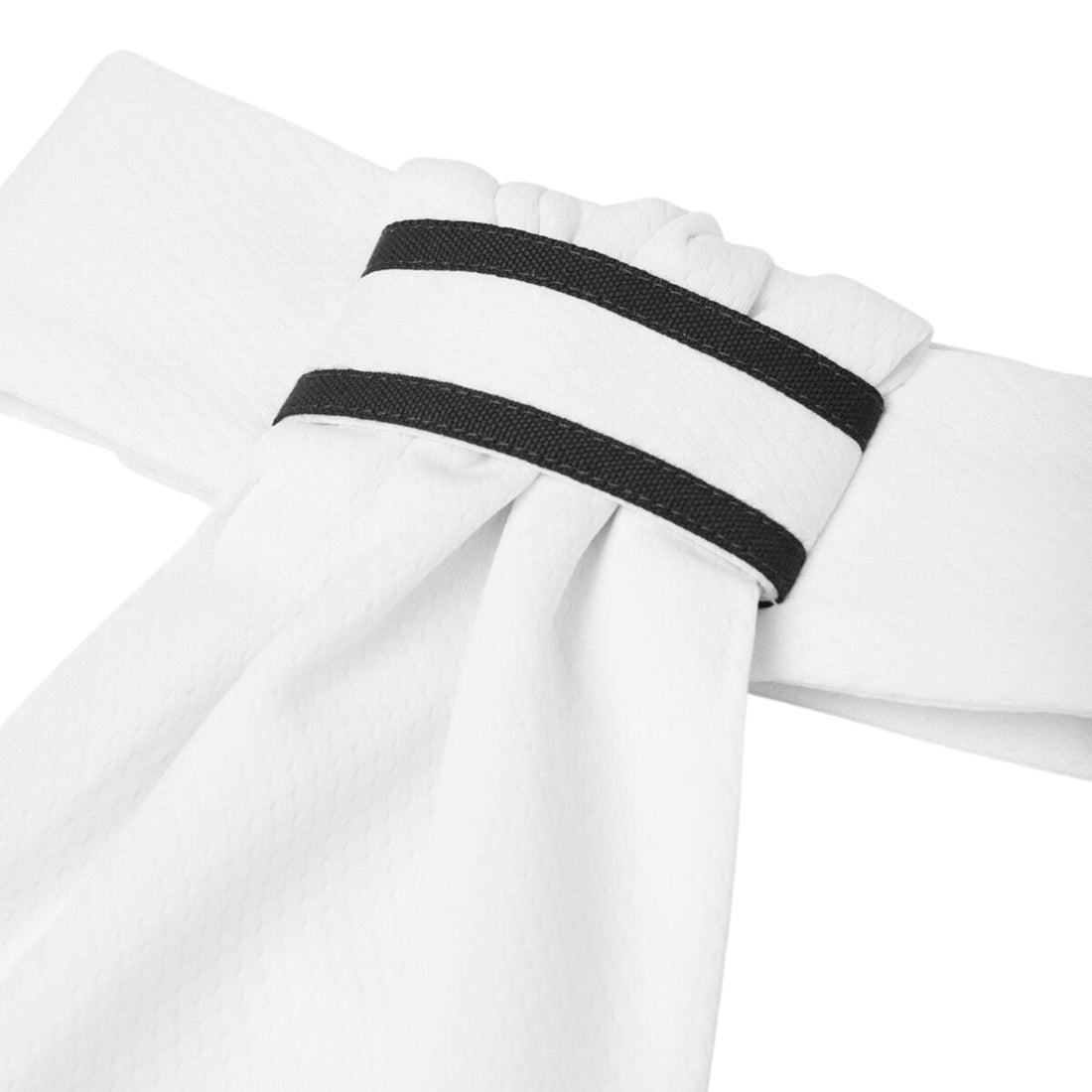 LeMieux Plastron Sporty weiß mit marineblauen Streifen