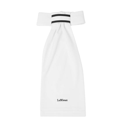 LeMieux Plastron Sporty weiß mit marineblauen Streifen