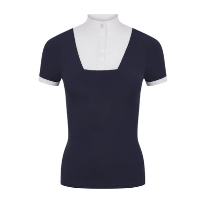 LeMieux Kurzarm Turniershirt Sophia Show Shirt Short Sleeve navy