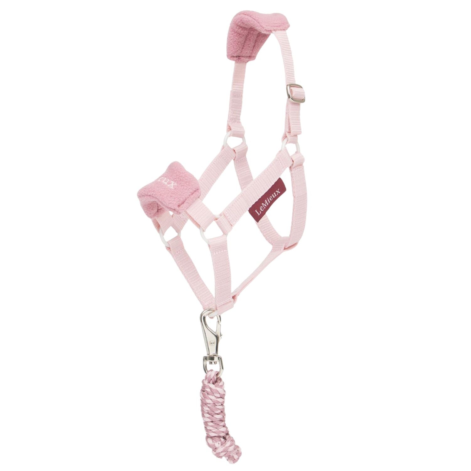 LeMieux Hobby Horse Halfter Vogue Blossom mit Führstrick – rosa Halfterset für Hobby Horse Zubehör von LeMieux.