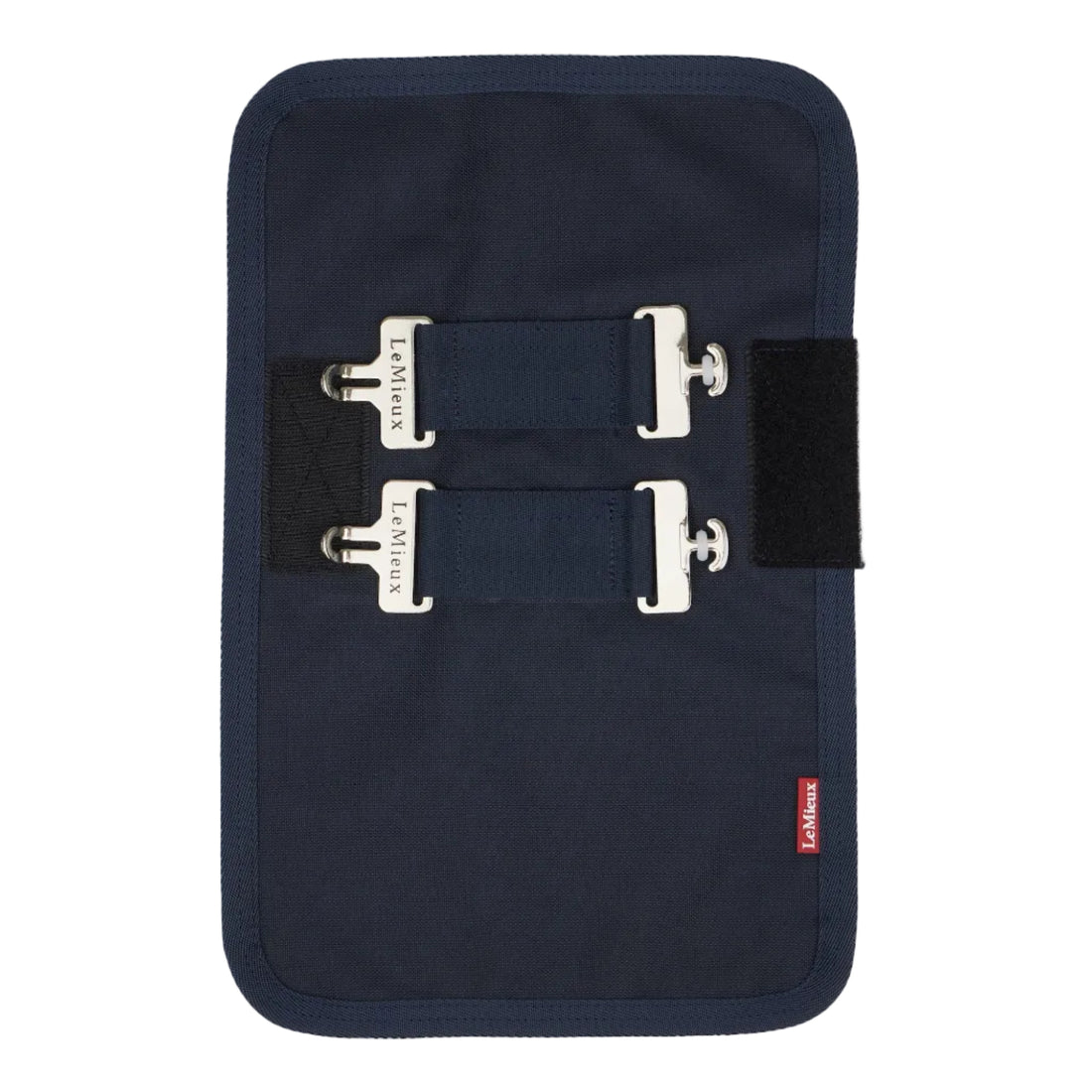 LeMieux Brusterweiterung in Navy – Vorderseite mit zwei T-Verschlüssen und Klettverschluss für sichere Passform und optimale Bewegungsfreiheit bei Pferdedecken