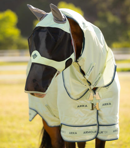 LeMieux Fliegendecke Arika Armour-Tek Macaron mit abnehmbarem Halsteil