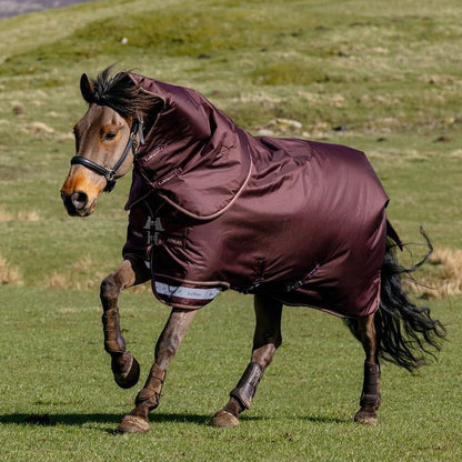 LeMieux Outdoordecke Arika Ripstop Turnout Rug mit Halsteil 0 g bramble