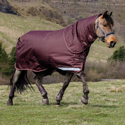 LeMieux Outdoordecke Arika Ripstop Turnout Rug mit Halsteil 0 g bramble