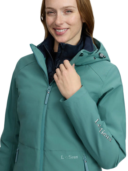 LeMieux wasserdichte 3-in-1-Hybridjacke Brooke aloe