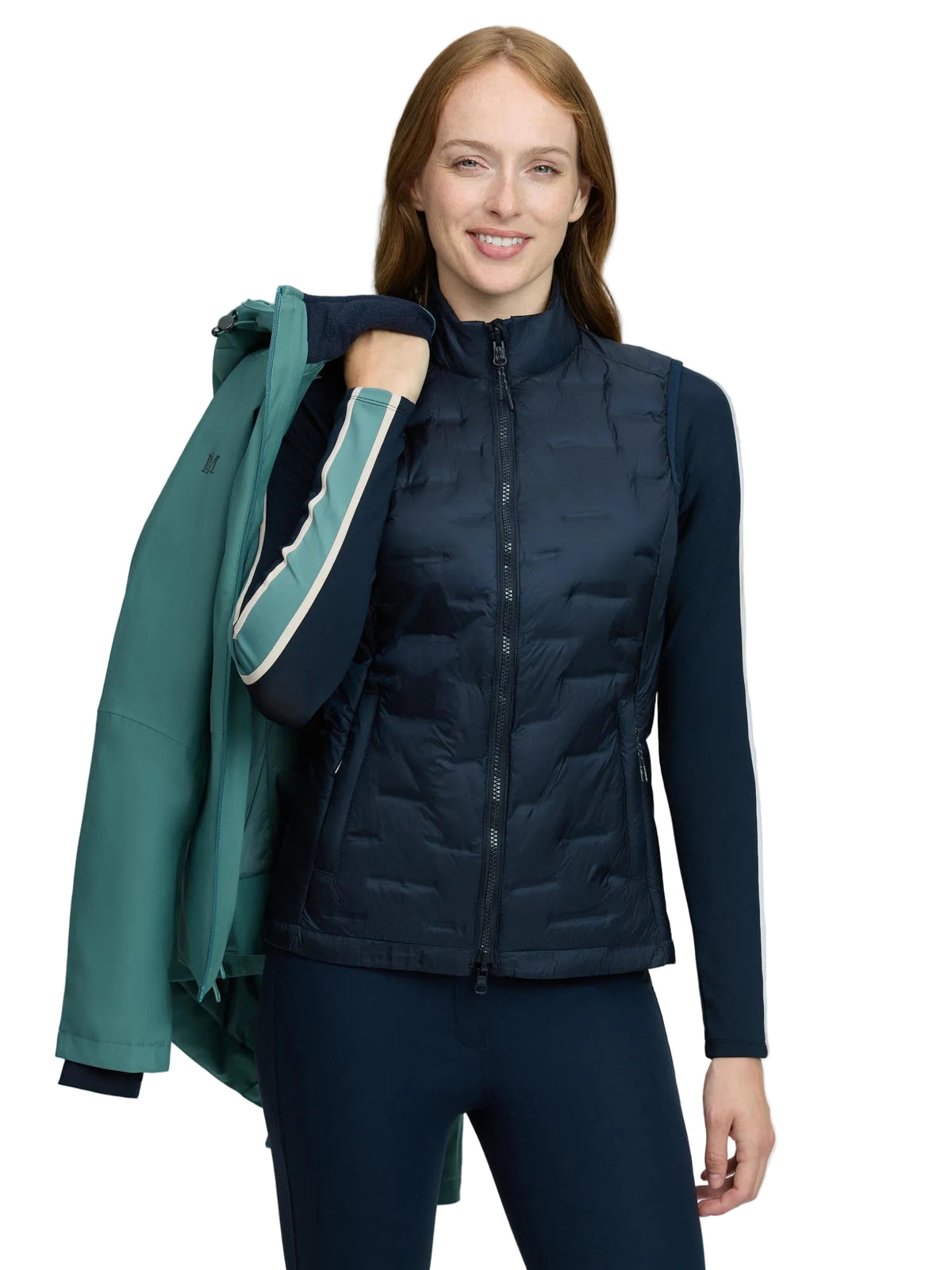 LeMieux wasserdichte 3-in-1-Hybridjacke Brooke aloe
