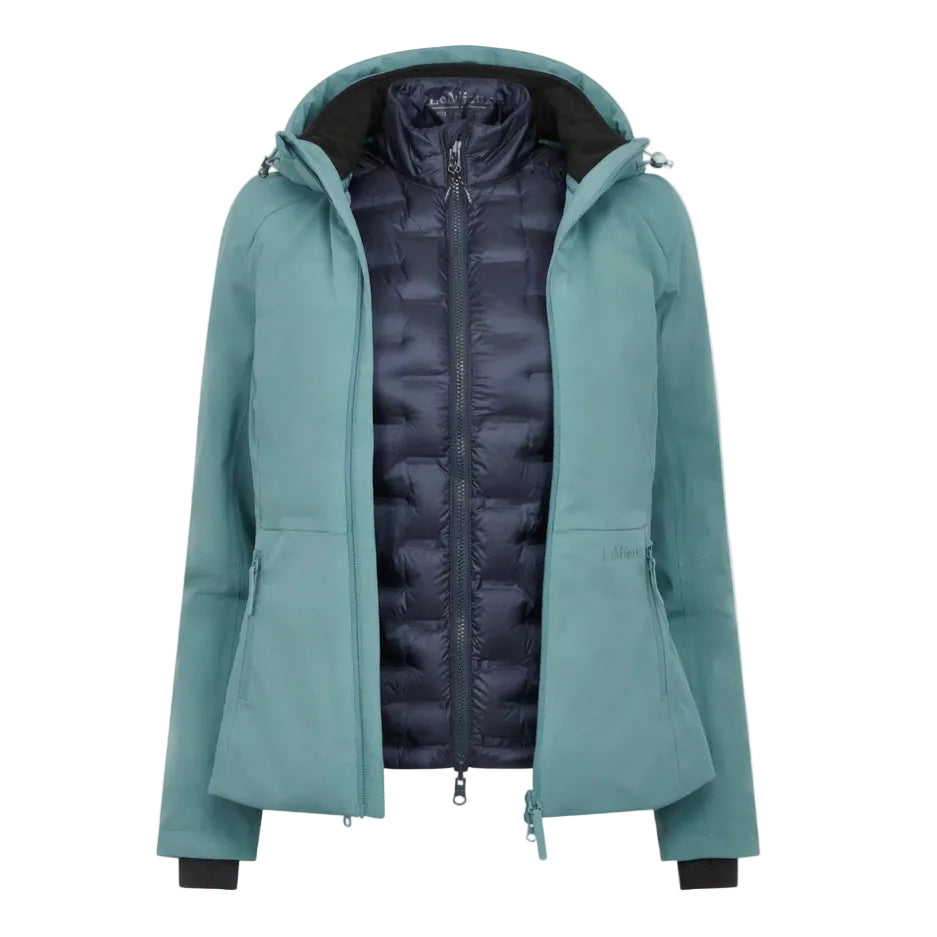 LeMieux wasserdichte 3-in-1-Hybridjacke Brooke aloe