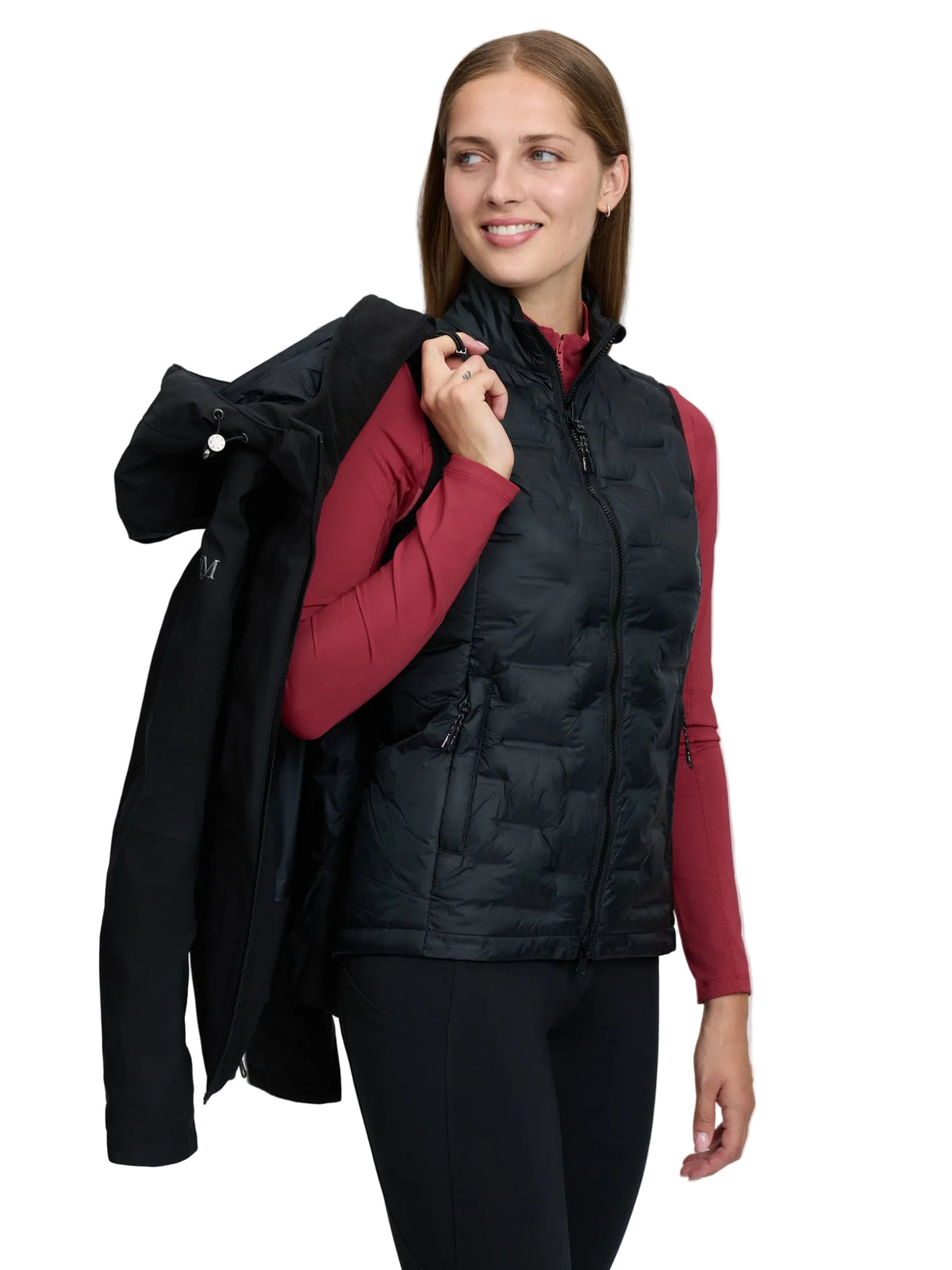 LeMieux wasserdichte 3-in-1-Hybridjacke Brooke schwarz