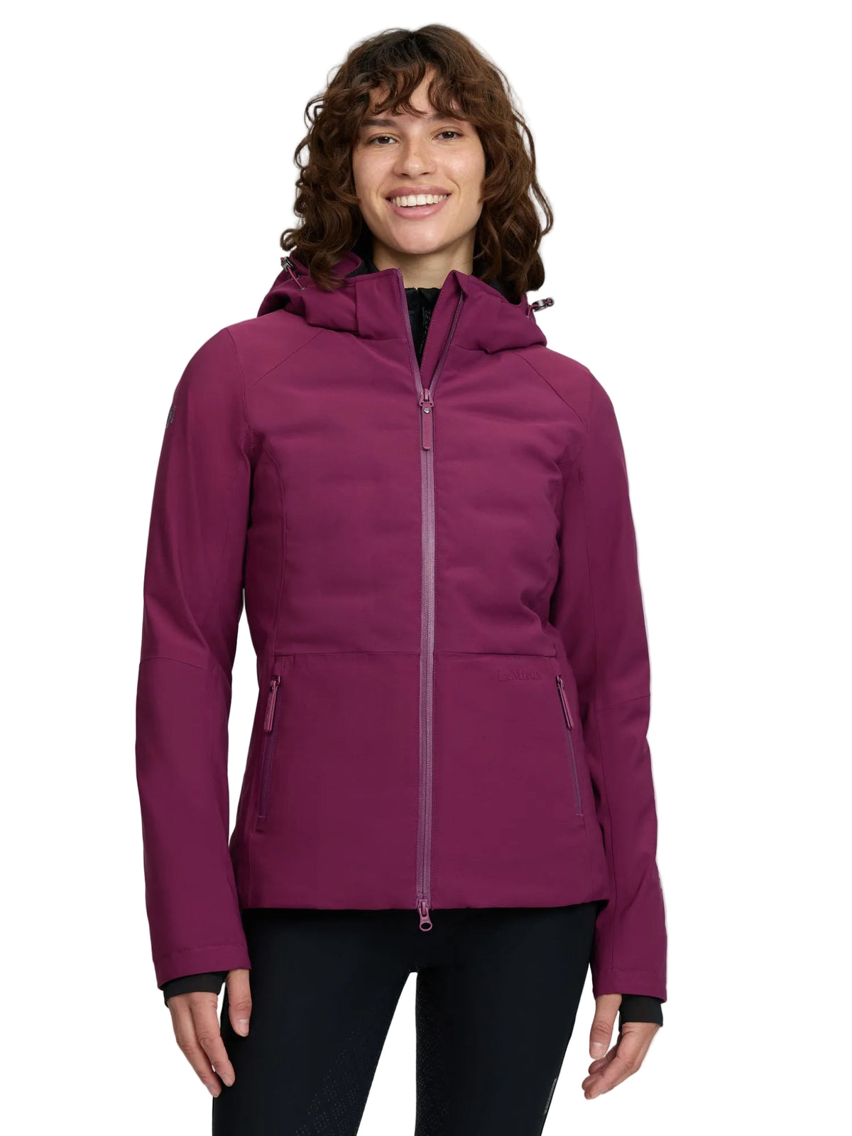 LeMieux wasserdichte 3-in-1-Hybridjacke Brooke blackberry