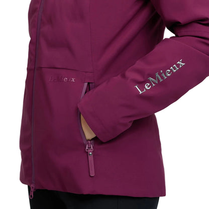 LeMieux wasserdichte 3-in-1-Hybridjacke Brooke blackberry