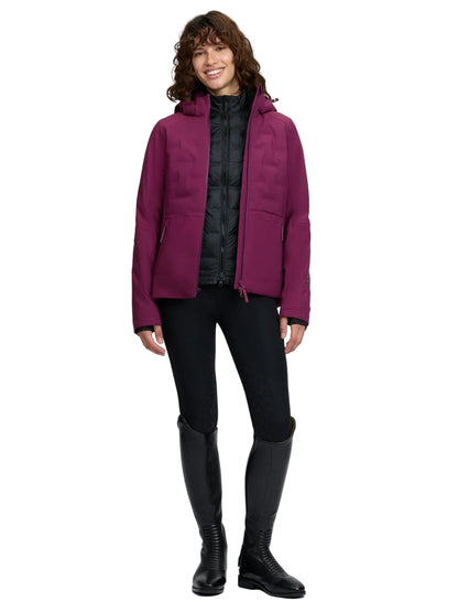 LeMieux wasserdichte 3-in-1-Hybridjacke Brooke blackberry