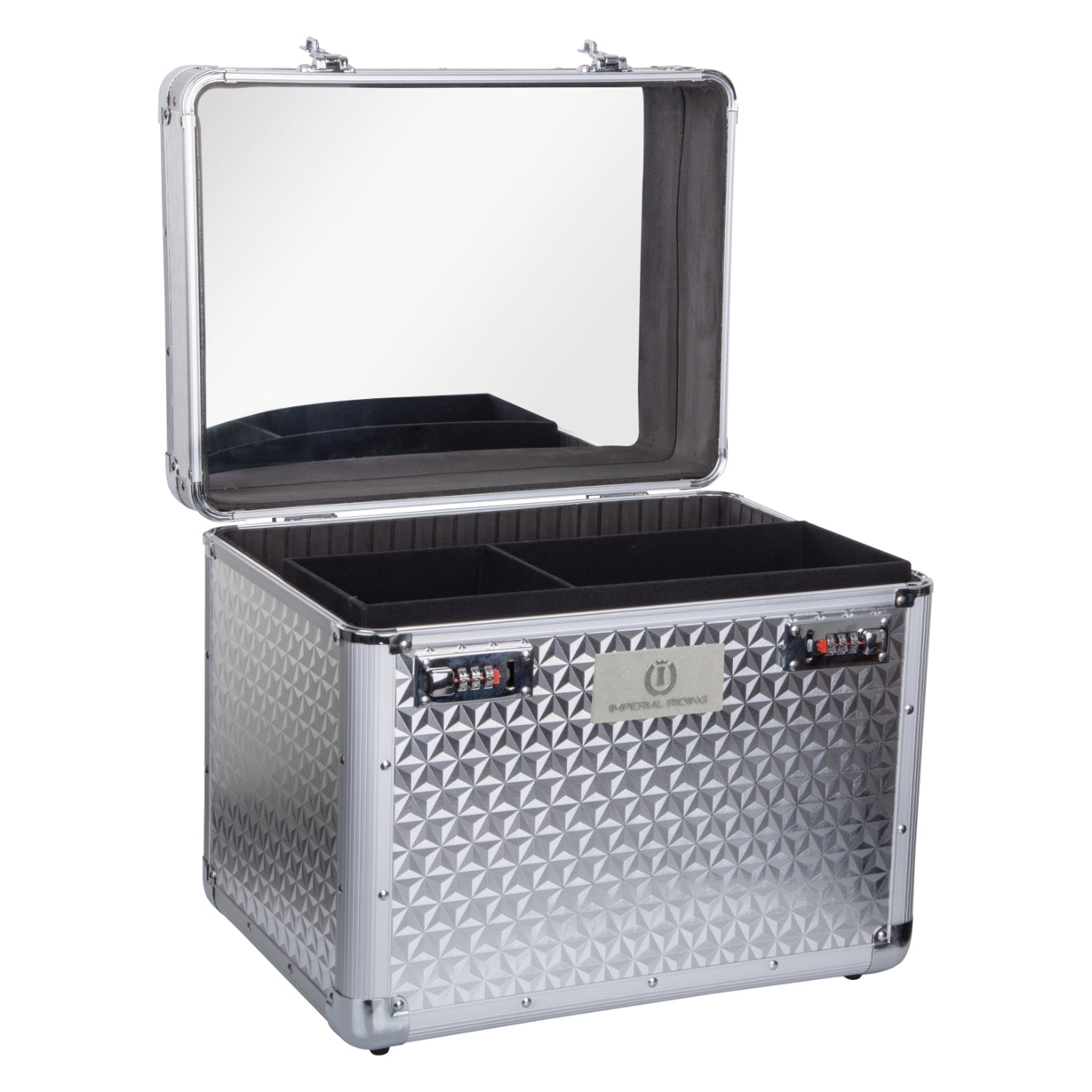 Imperial Riding grooming box IRHShiny Silver