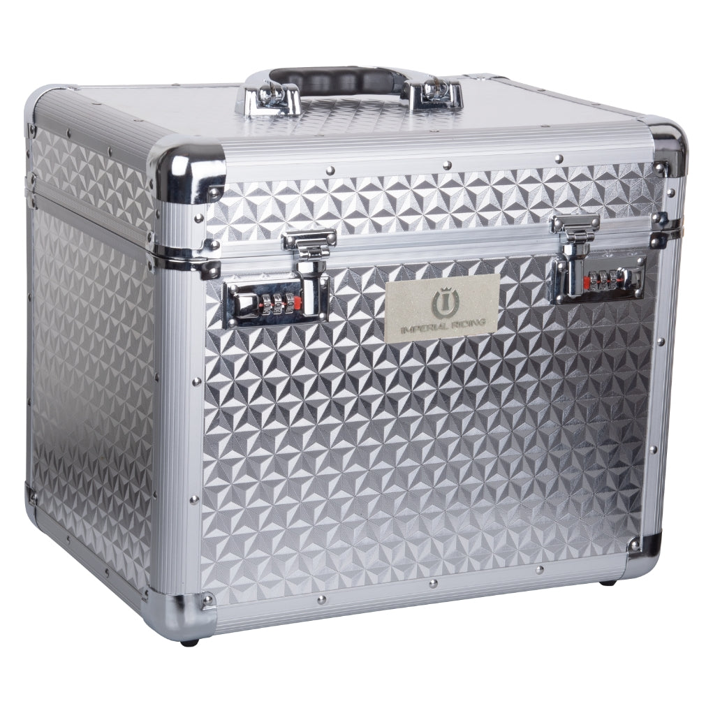 Imperial Riding grooming box IRHShiny Silver