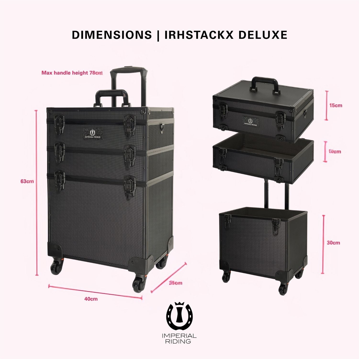 Imperial Riding Putzbox IRHStackX Deluxe black
