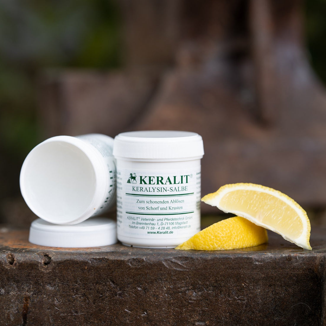 Keralit Hautpflege Keralysin Salbe zum Ablösen von Schorf und Krusten