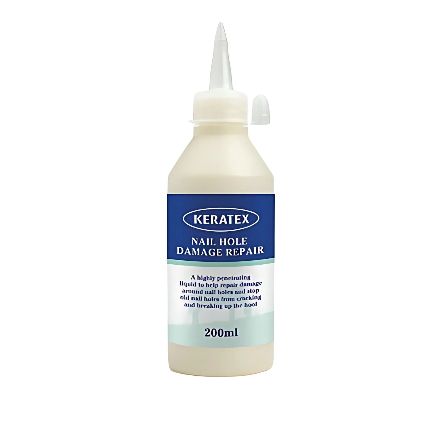 Keratex Nail Hole Damage Repair härtet rissige Nagellöcher im Huf - ePony Reitsport