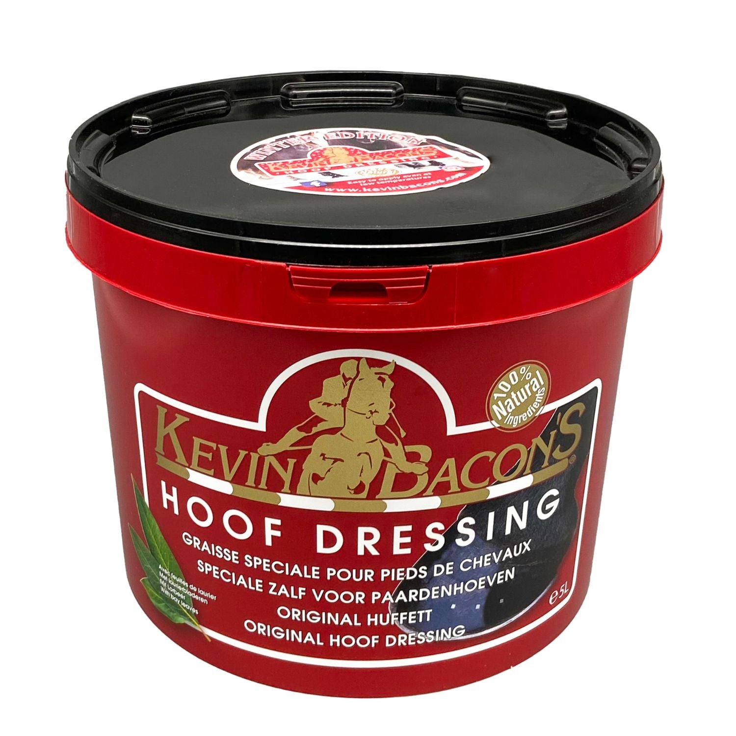 Kevin Bacon’s Hoof Dressing Black Winter Lorbeerbalsam zur Hufpflege bei niedrigen Temperaturen