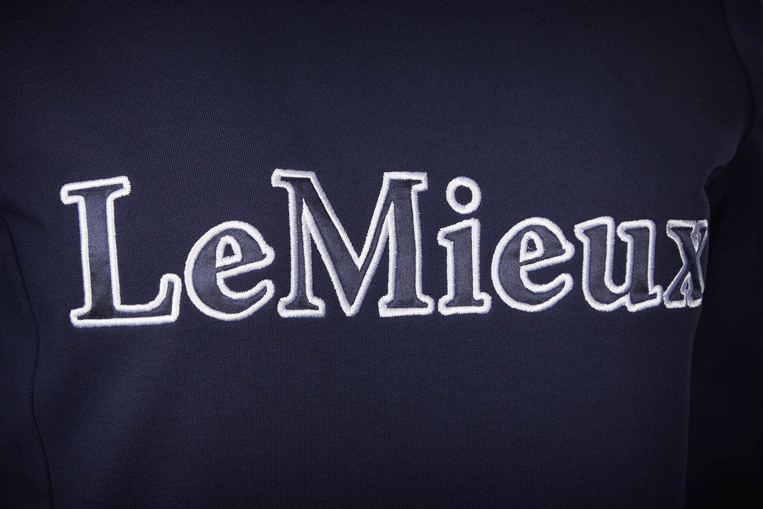 LeMieux Sweatshirt Highland Funnel Neck Hoodie navy