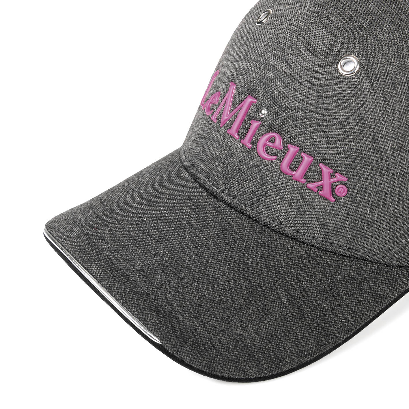 LeMieux Baseball Cap with Rivet grey