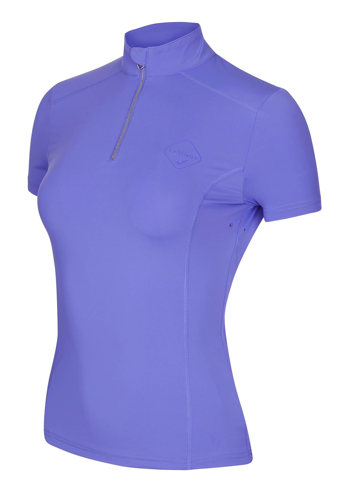 LeMieux short-sleeved base layer shirt bluebell