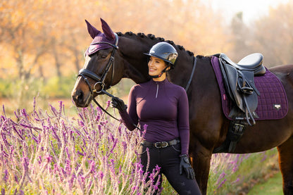 LeMieux Langarmshirt Liberte Zipped Neck Base Layer fig